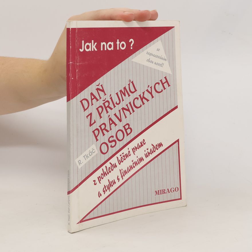 R. Tkáč Daň z příjmů právnických osob