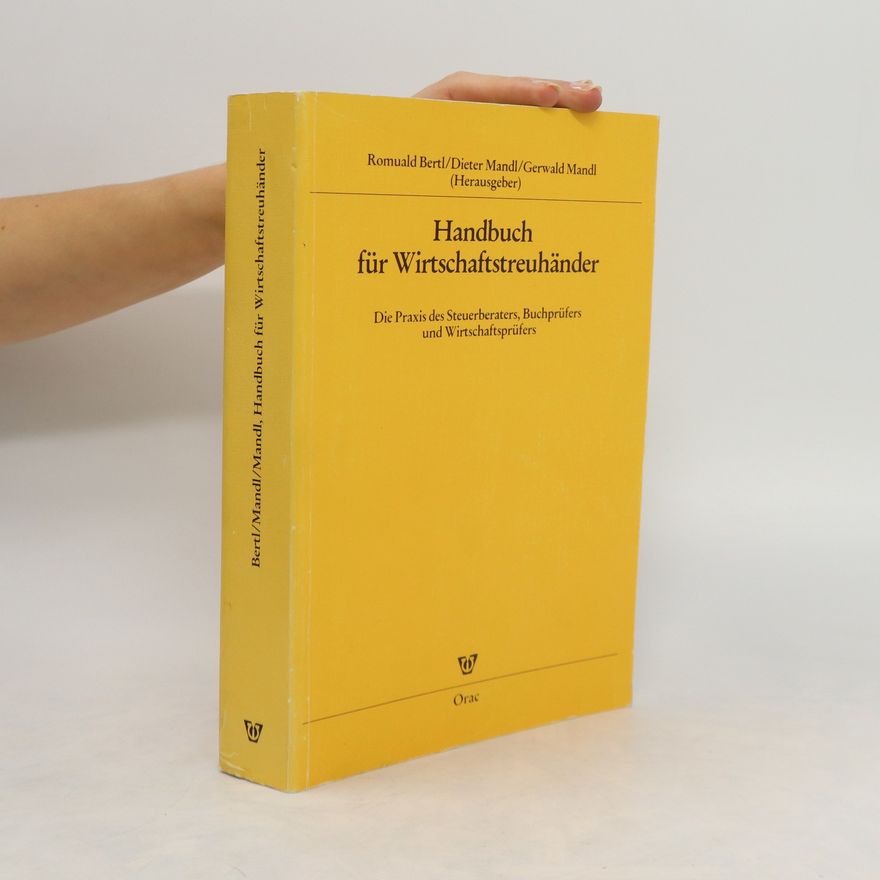 Romuald Bertl Handbuch für Wirtschaftstreuhänder