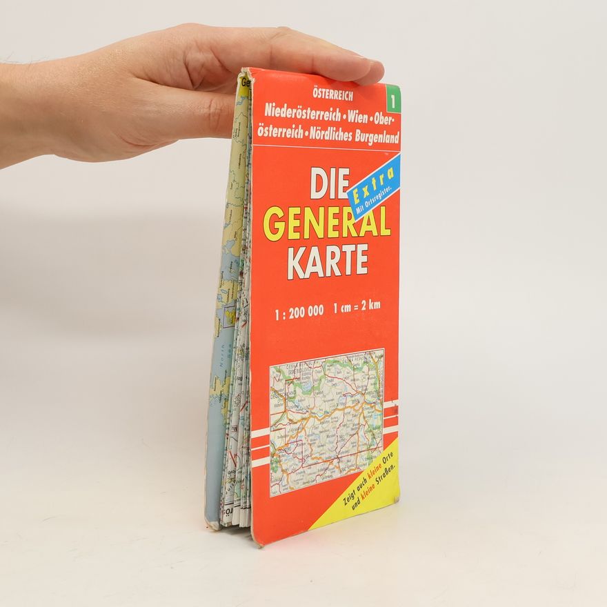 Autores varios Die Generalkarte 1:200 000. Niederösterreich, Wien, Oberösterreich, Nördliches Burgenland