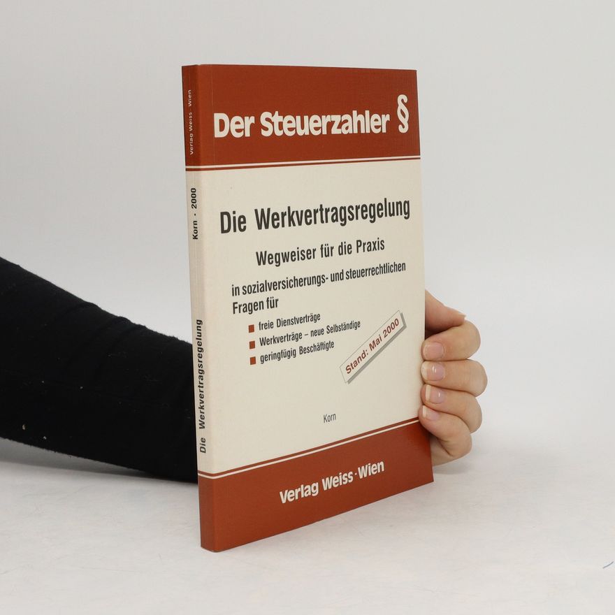 Manfred Georg Korn Die Werkvertragsregelung