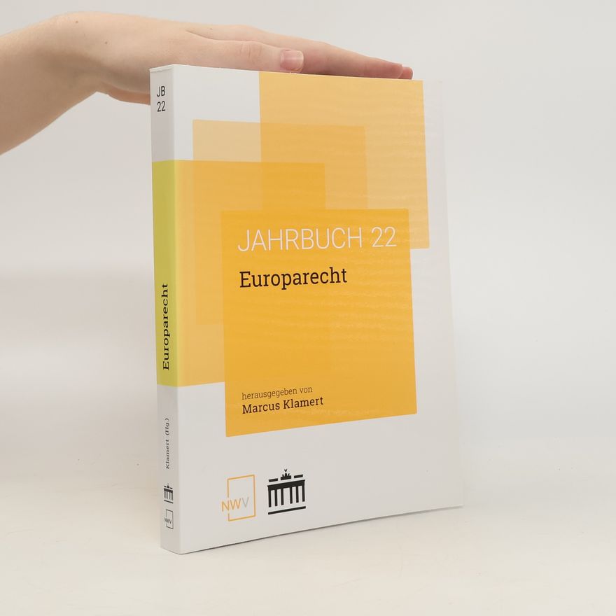 Marcus Klamert Jahrbuch 22. Europarecht