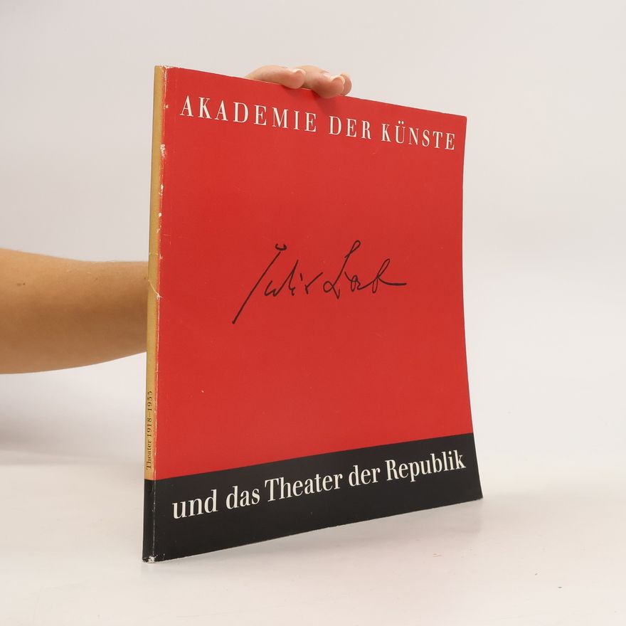 Berlin Akademie der Künste Julius Bab, 1880-1955 und das Theater der Republik, 1918-1933
