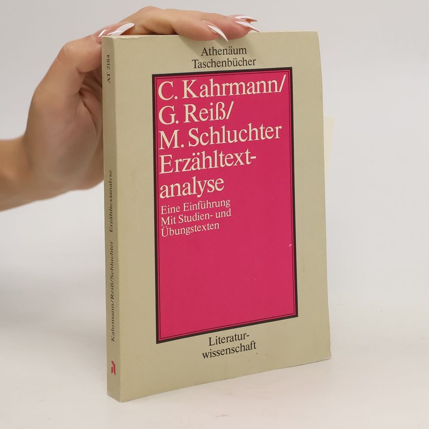 Cordula Kahrmann Erzähltextanalyse