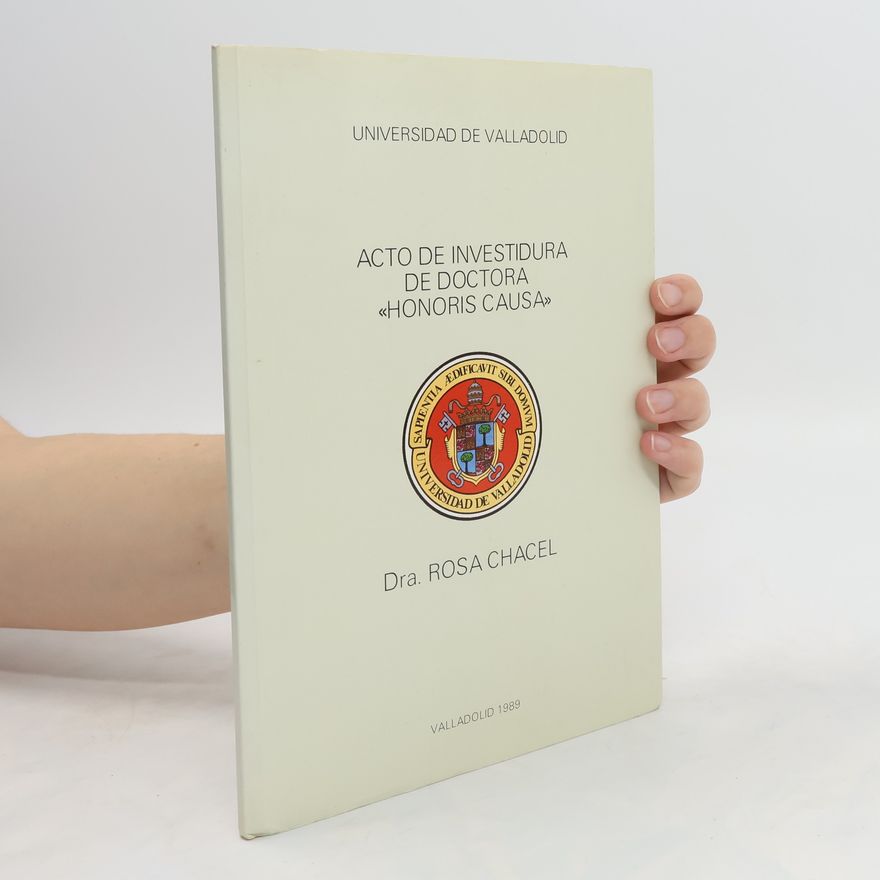 Rosa Chacel Acto de investidura de doctora "honoris causa"
