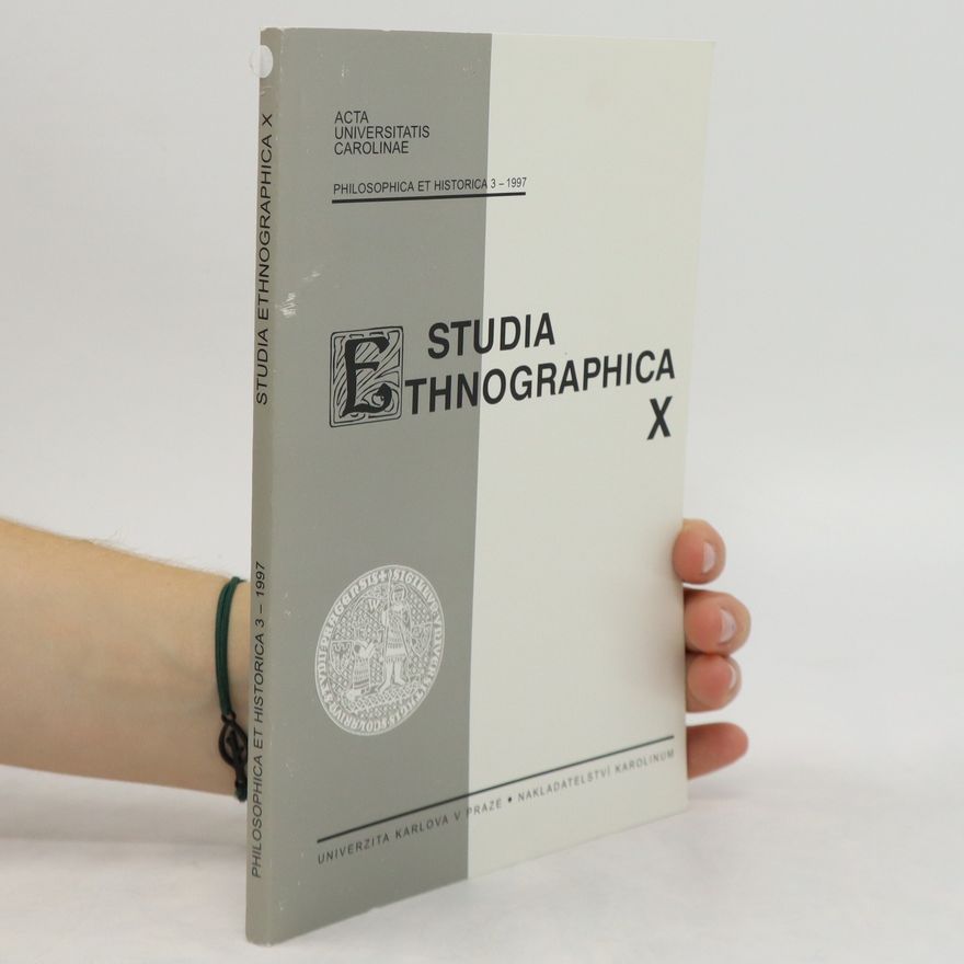 Miloš Tomandl Studia ethnographica. X