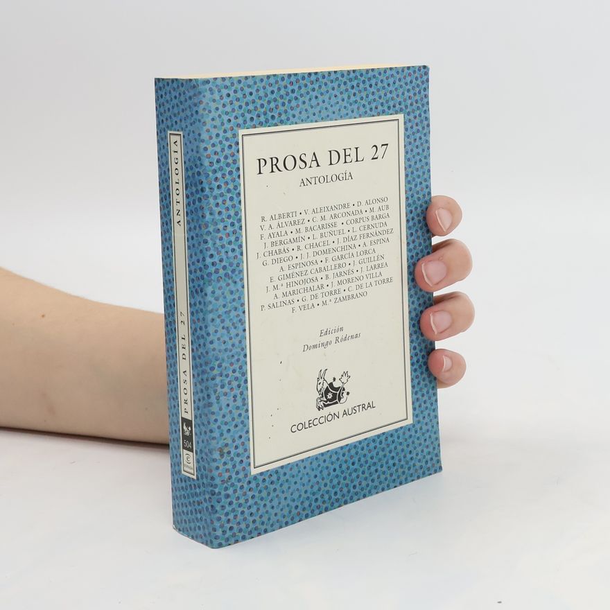 Various authors Prosa del 27: Antología