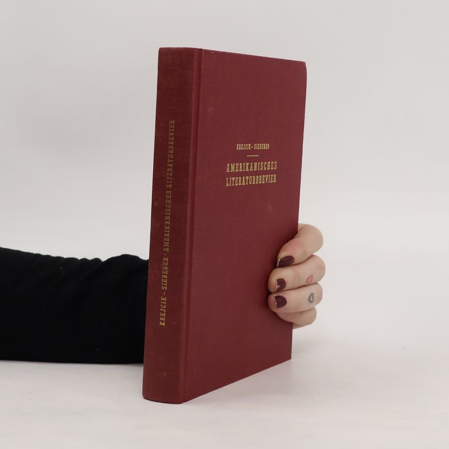 Emmy Sieberer Amerikanisches Literaturbrevier