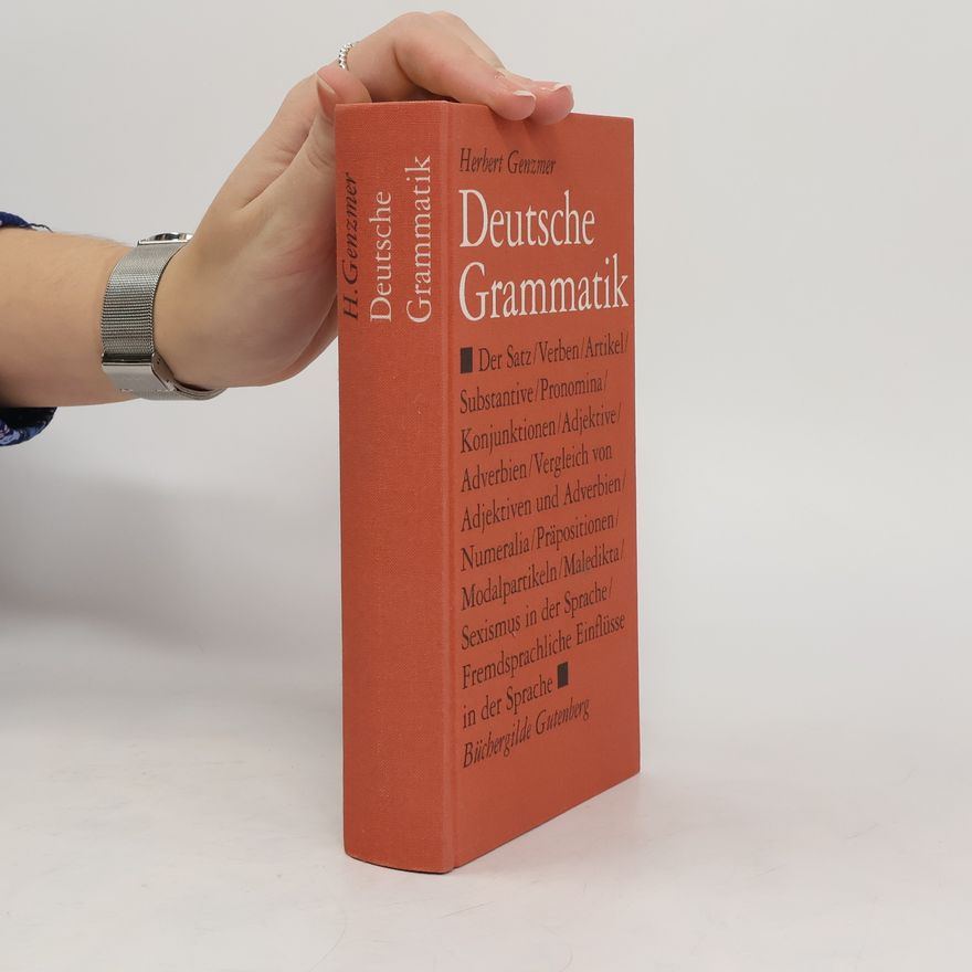 Herbert Genzmer Deutsche Grammatik