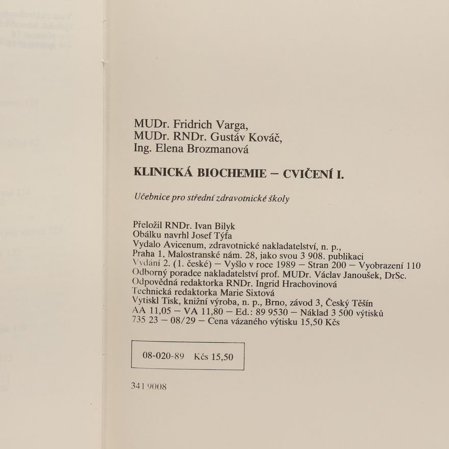 Elena Brozmanová Klinická biochemie