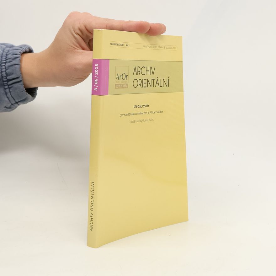 Kolektiv autorů Archiv orientální 3/86/2018