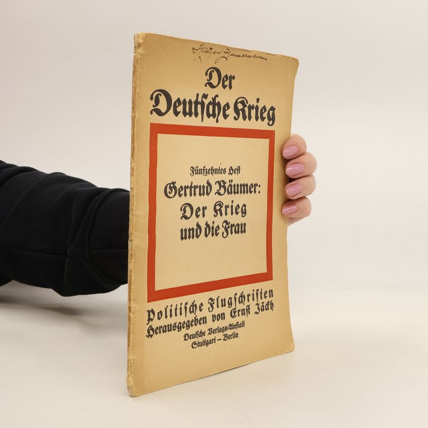 Ernst Jäckh Der Deutsche Krieg