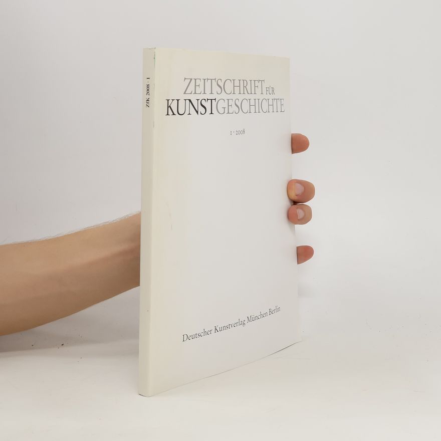Auteurscollectief Zeitschrift für Kunstgeschichte 1/2008