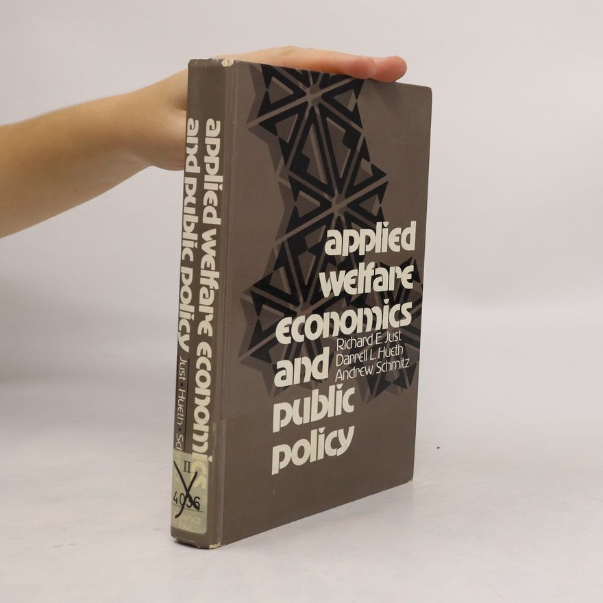 Various authors Applied Welfare Economics and Public Policy