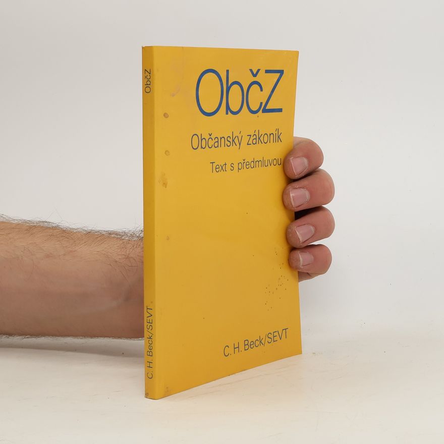 Oldřich Jehlička Občanský zákoník - text s předmluvou