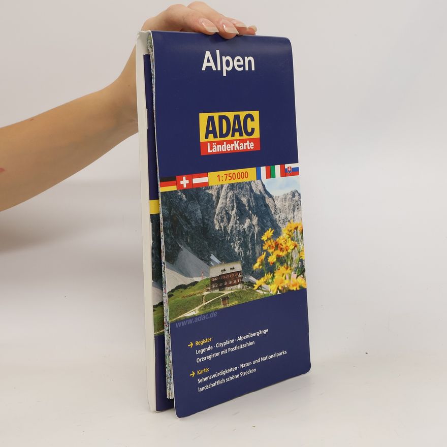 Kolektiv autorů Alpy/mapa 1:750T ADAC
