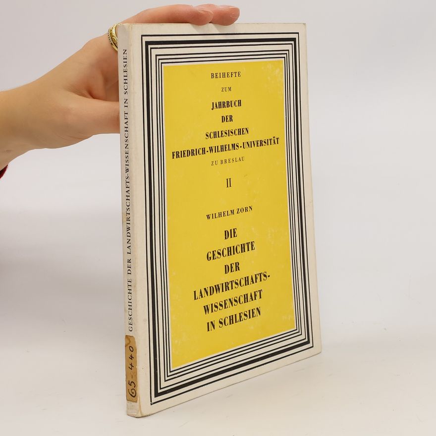Wilhelm Zorn Jahrbuch der Schlesischen Friedrich-Wilhelms-Universität zu Breslau II.