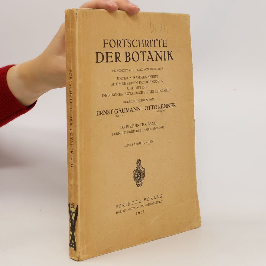 Otto Renner Fortschritte der Botanik