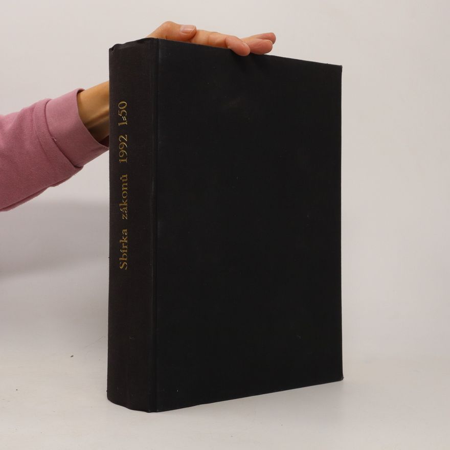 Kolektiv autorů Sbírka zákonů 1992