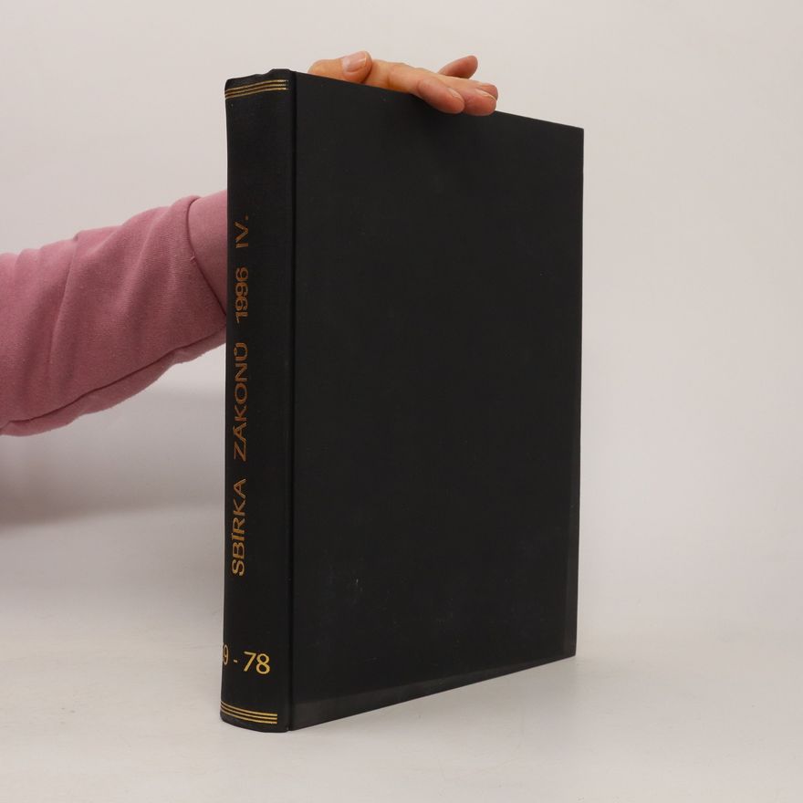 Kolektiv autorů Sbírka zákonů 1996 IV.