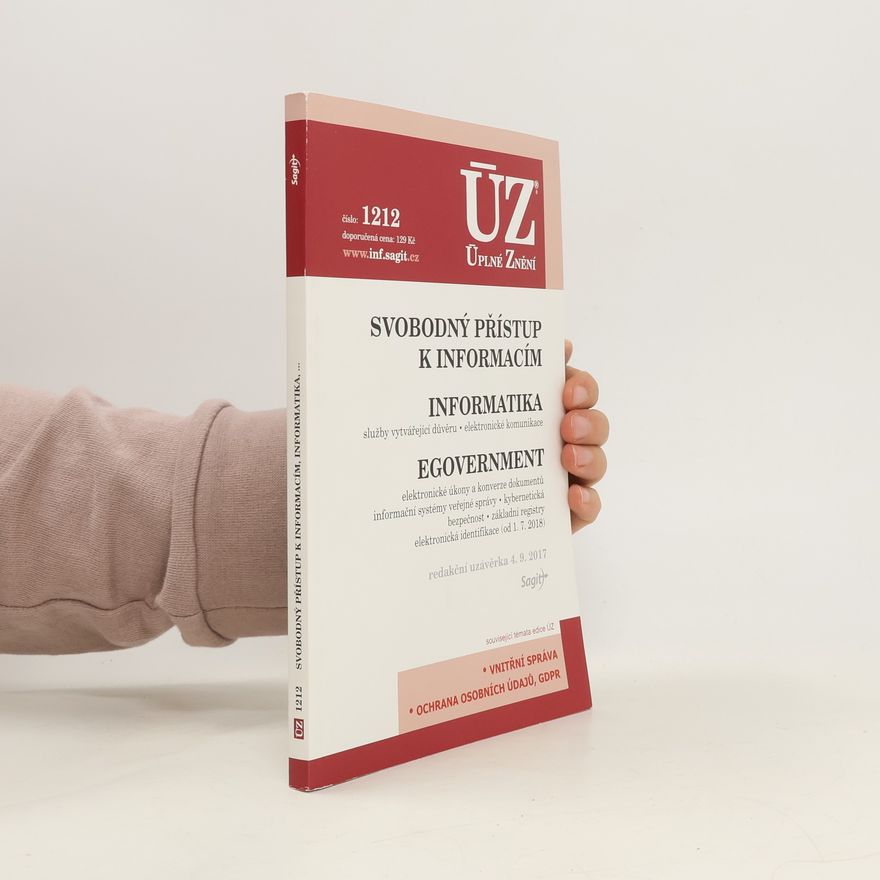 Autorenkollektiv Svobodný přístup k informacím, Informatika, eGovernment