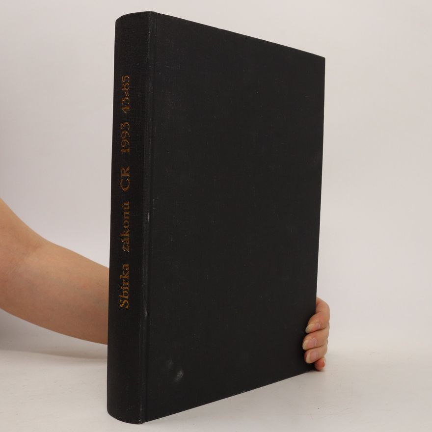 Various authors Sbírka zákonů České Republiky 1993