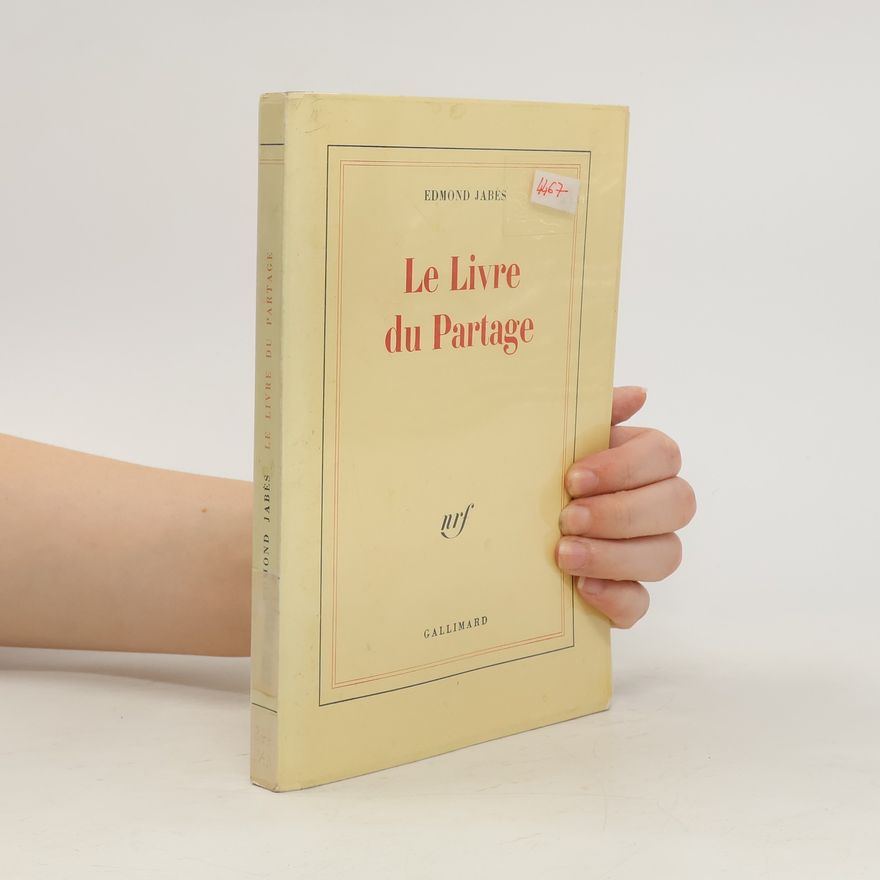 Edmond Jabhs Le livre du partage