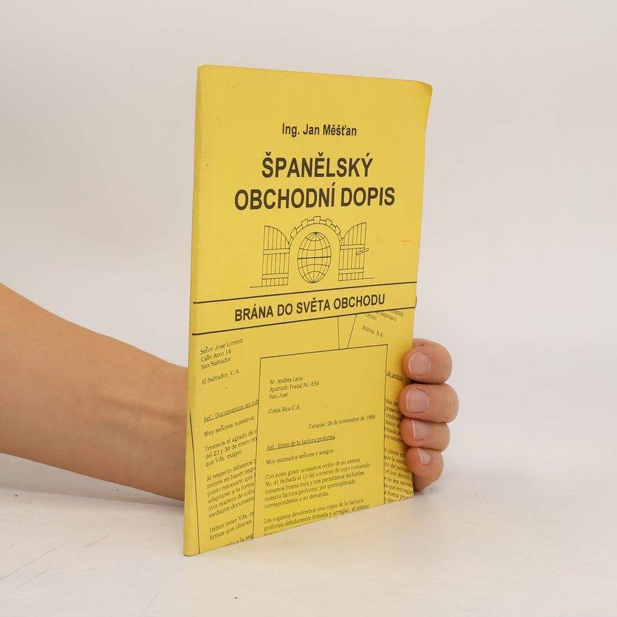 Jan Měšťan Španělský obchodní dopis