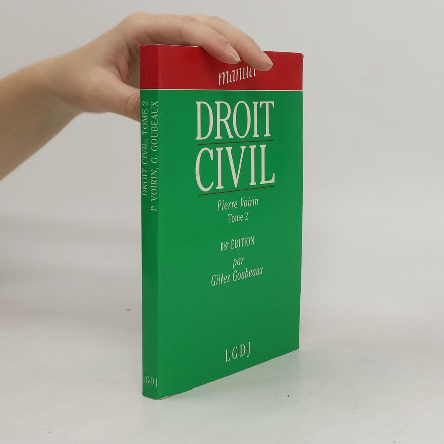 Gilles Goubeaux Manuel de droit civil