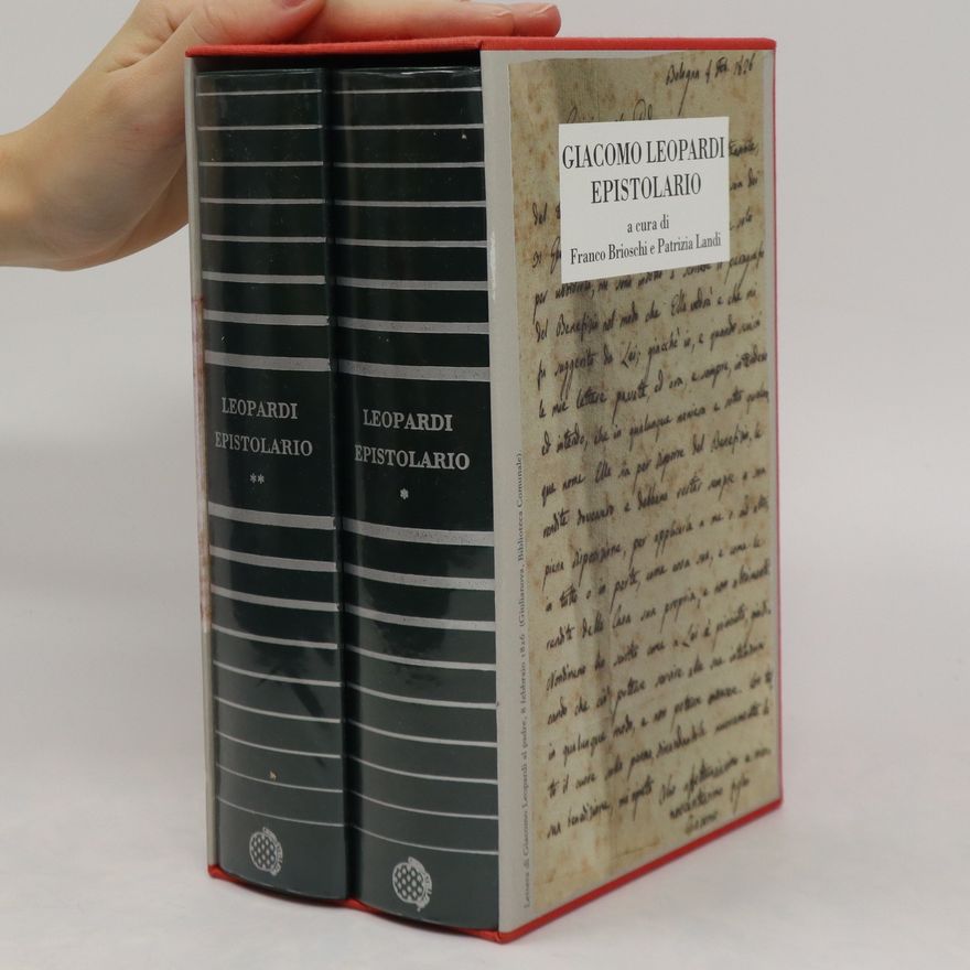 Giacomo Leopardi Giacomo Leopardi Epistolario 1-2