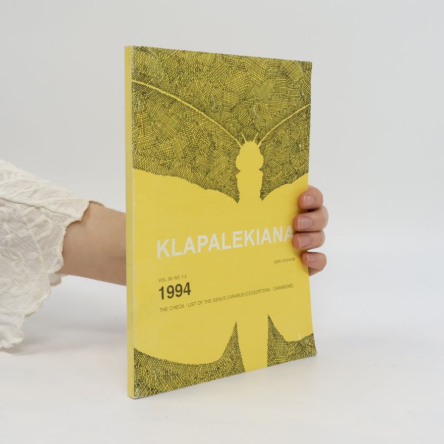 Kolektív autorov Klapalekiana no. 1-2 a 3-4 1994