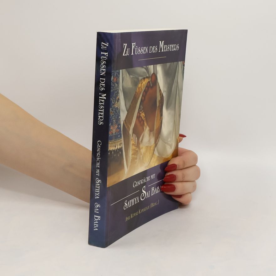 Sathya Sai Baba Zu Füßen des Meisters
