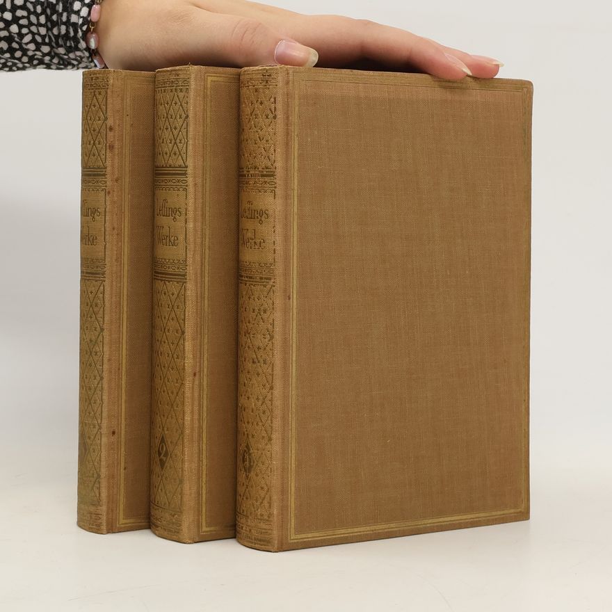 Gotthold Ephraim Lessing Gesammelte Werke 1-3
