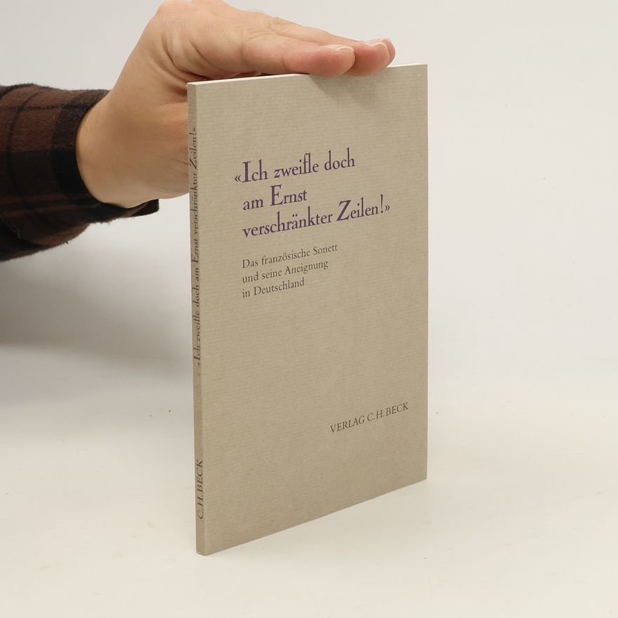 Friedhelm Kemp "Ich zweifle doch am Ernst verschränkter Zeilen!"