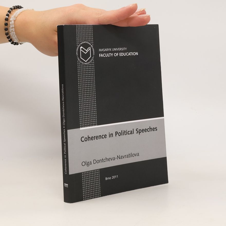 Olga Dontcheva-Navratilova Coherence in political speeches