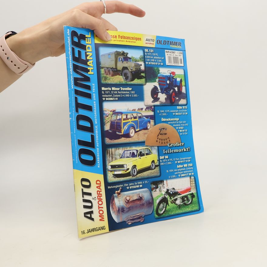 Autorenkollektiv Auto & Motorrad, Oldtimer Handel 6/2007