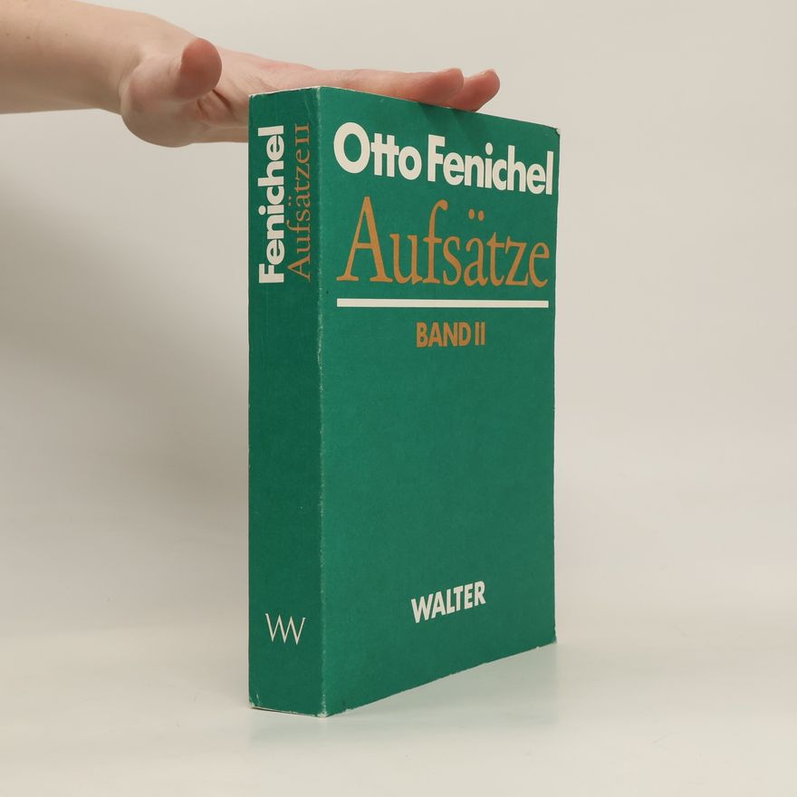 Otto Fenichel Aufsätze