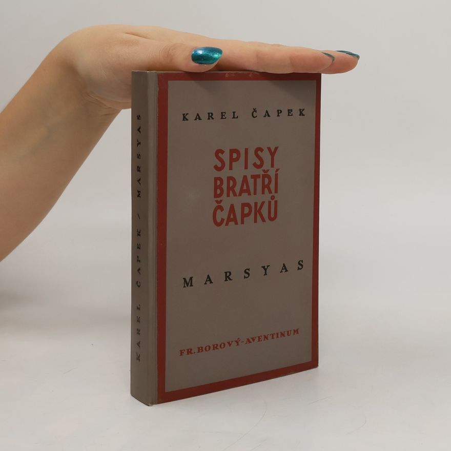 Karel Čapek Marsyas čili Na okraj literatury