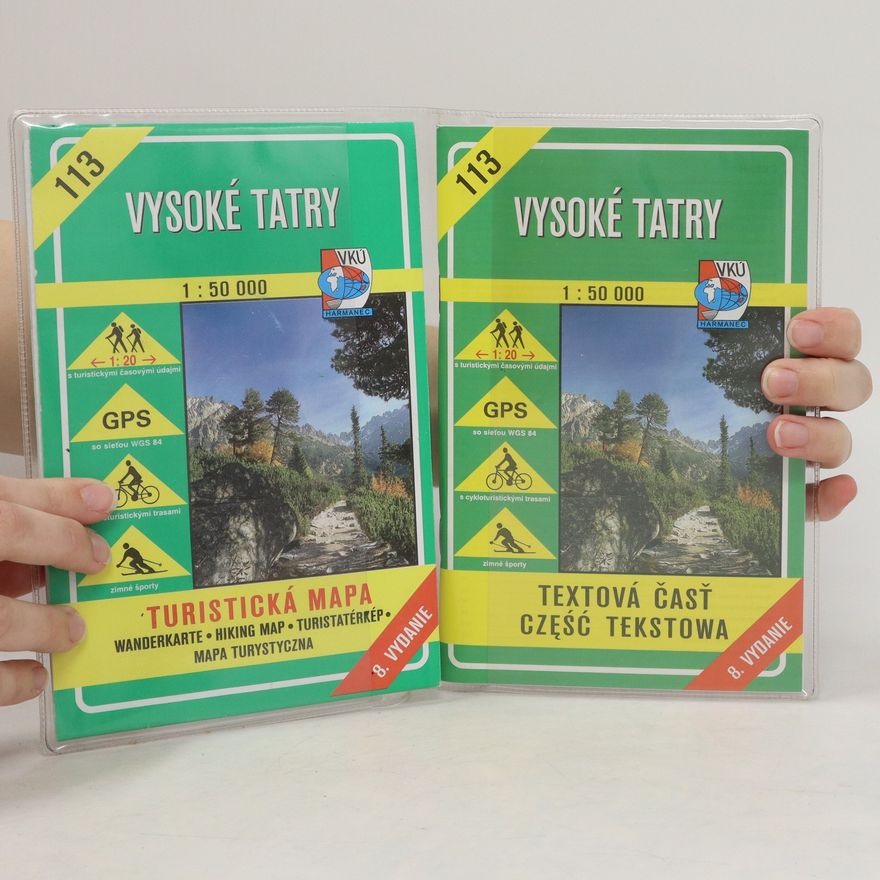 Kolektív autorov Vysoké Tatry edícia turistickách máp 1:50 000 8. vydanie