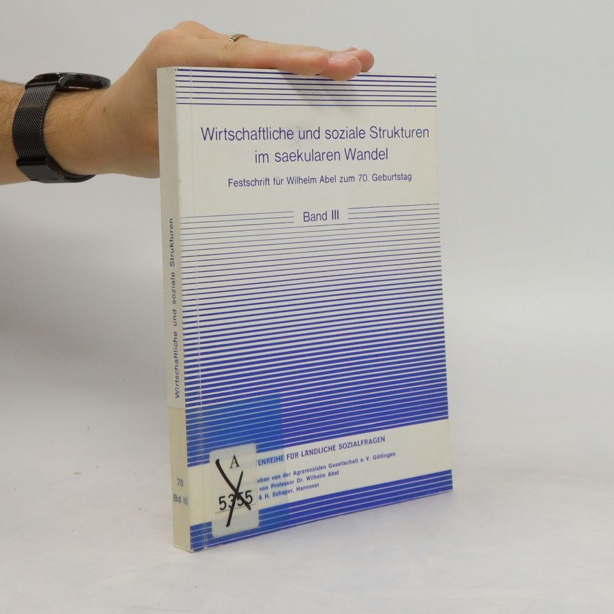 Kolektiv autorů Wirtschaftliche und soziale Strukturen in saekularen Wandel