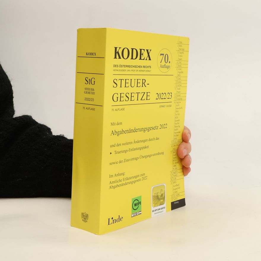 Kolektiv autorů Kodex des Österreichischen Rechts. Steuergesetze 2022/2023