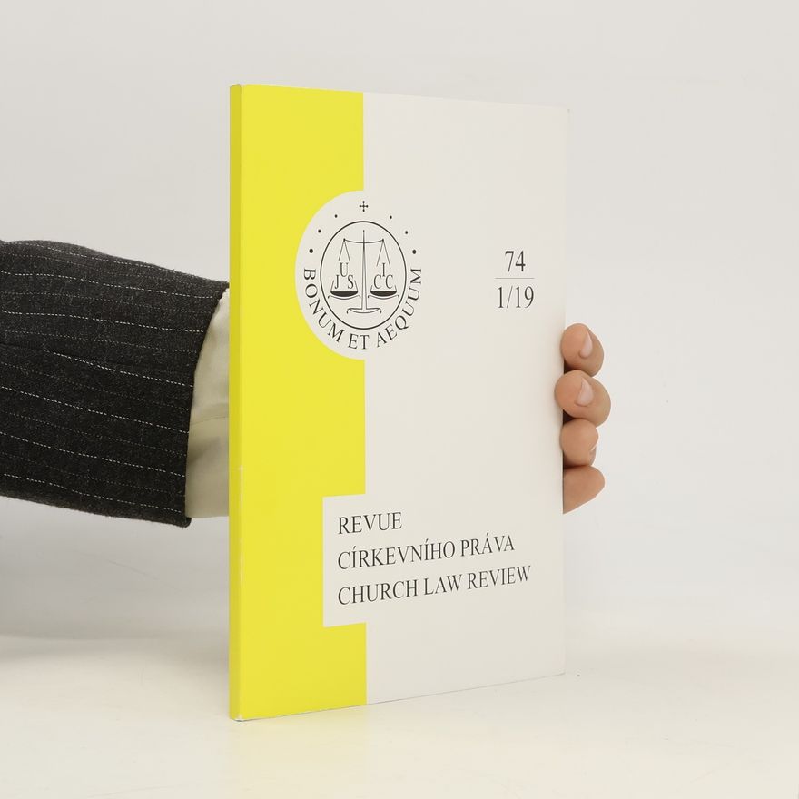 Kolektiv autorů Revue církevního práva 74, 1/19