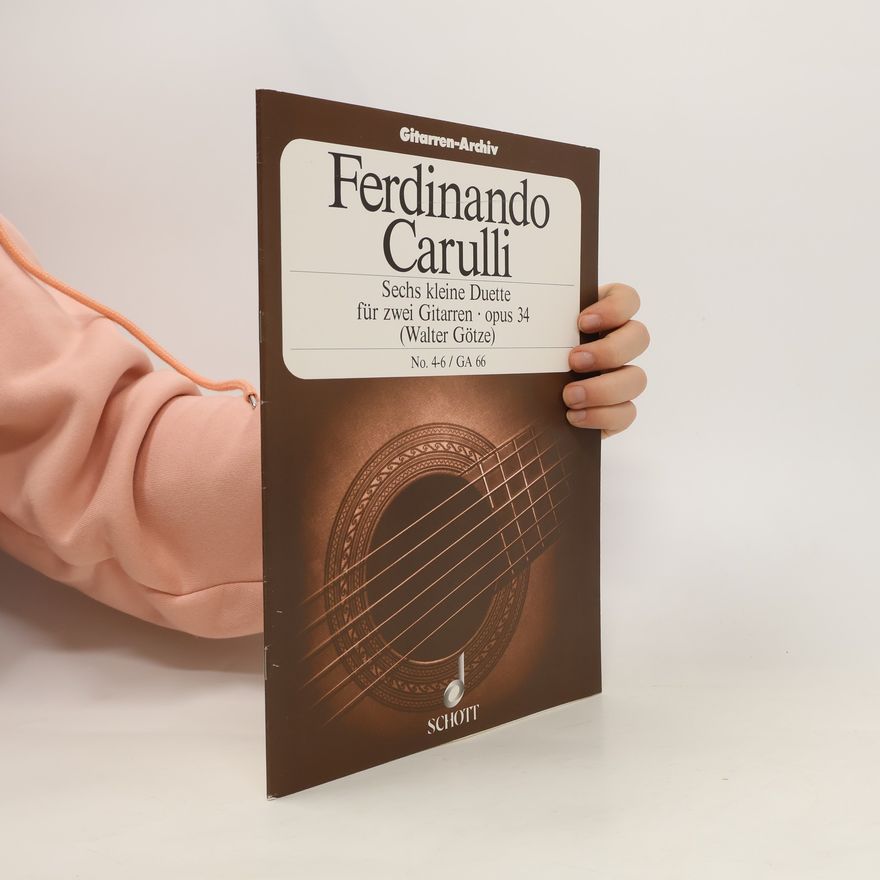 Ferdinando Carulli Sechs kleine Duette für zwei Gitarren. Opus 34