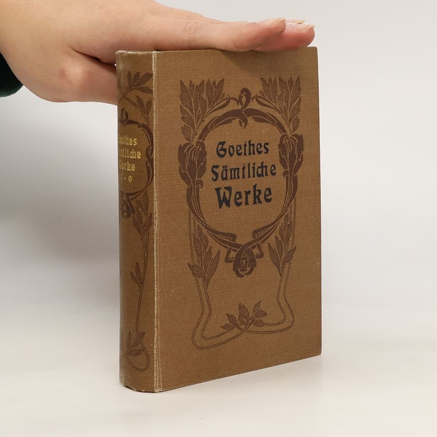 Ludwig Geiger Goethes sämtliche Werke 7-9