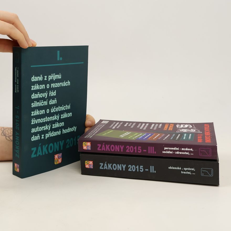 Kolektiv autorů Zákony 2015 I.-III-