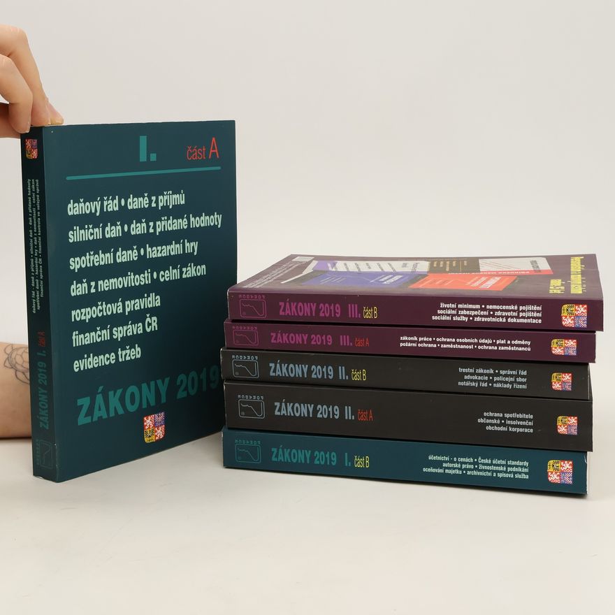 Kolektiv autorů Zákony 2019 1.-3. díl (část A,B)