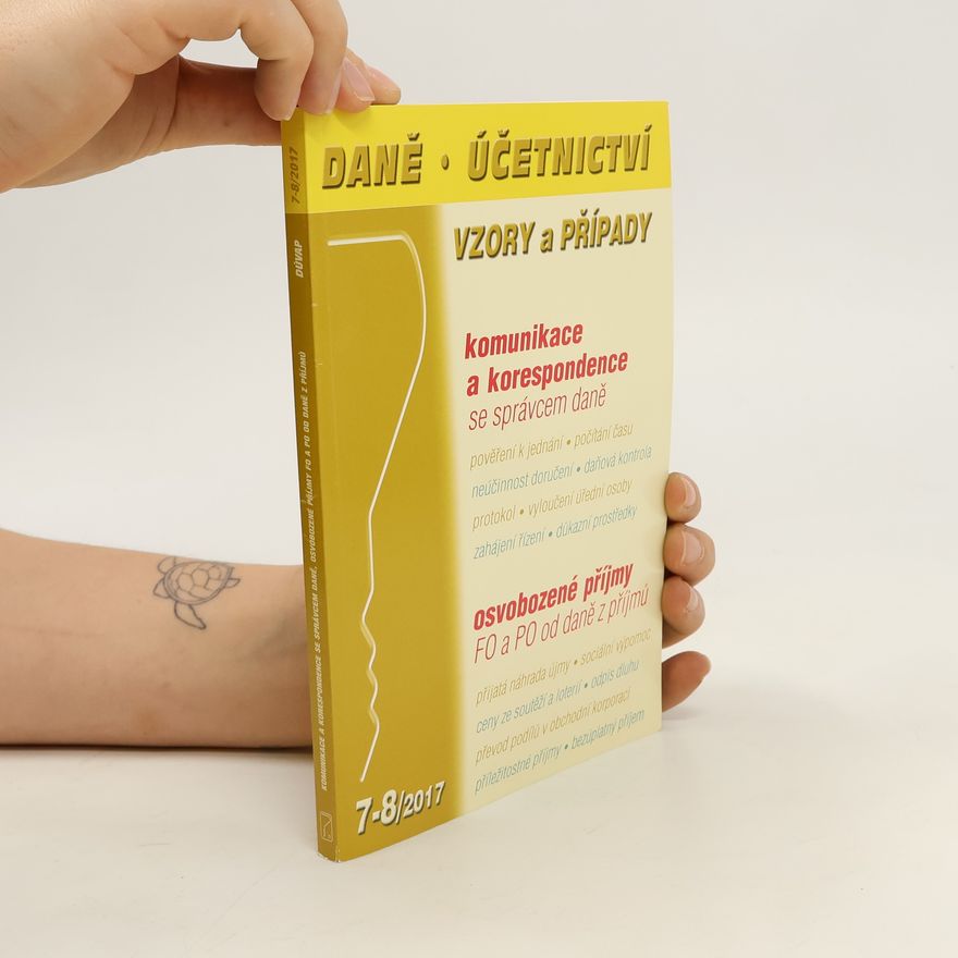Autorenkollektiv Daně. Účetnictví 7-8/2017