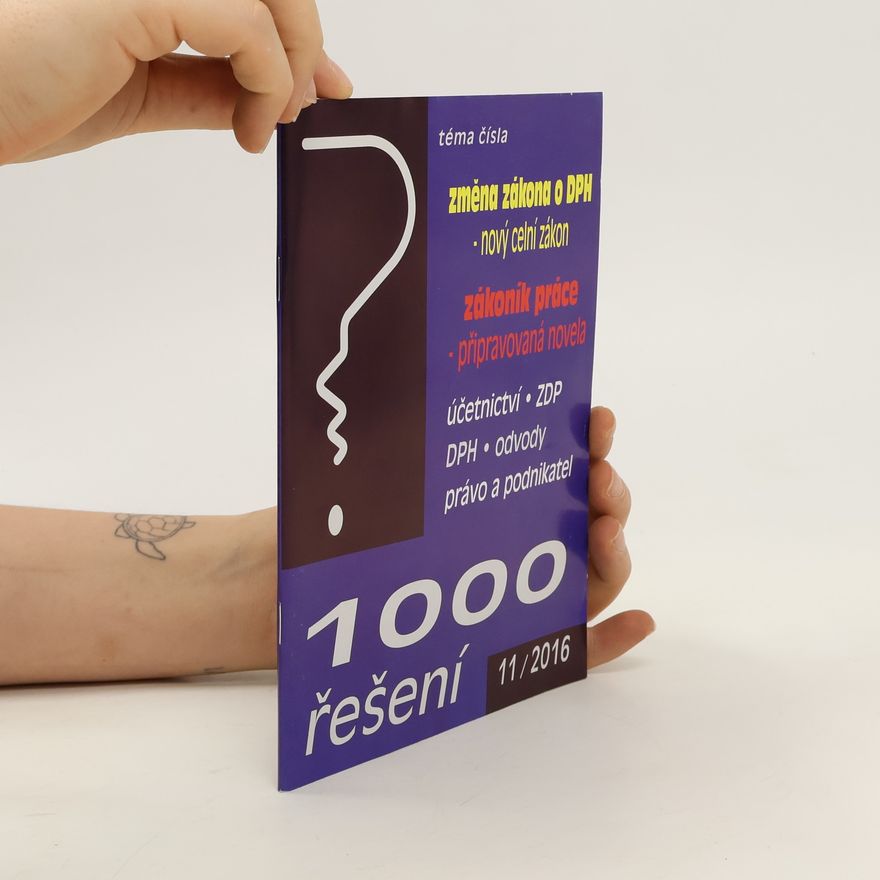 Kolektiv autorů 1000 řešení 11/2016