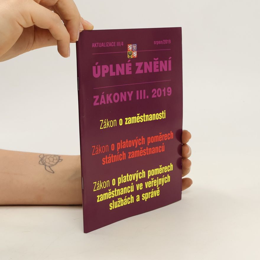 Kolektiv autorů Aktualizace k zákonům III/2019. Sešit 4