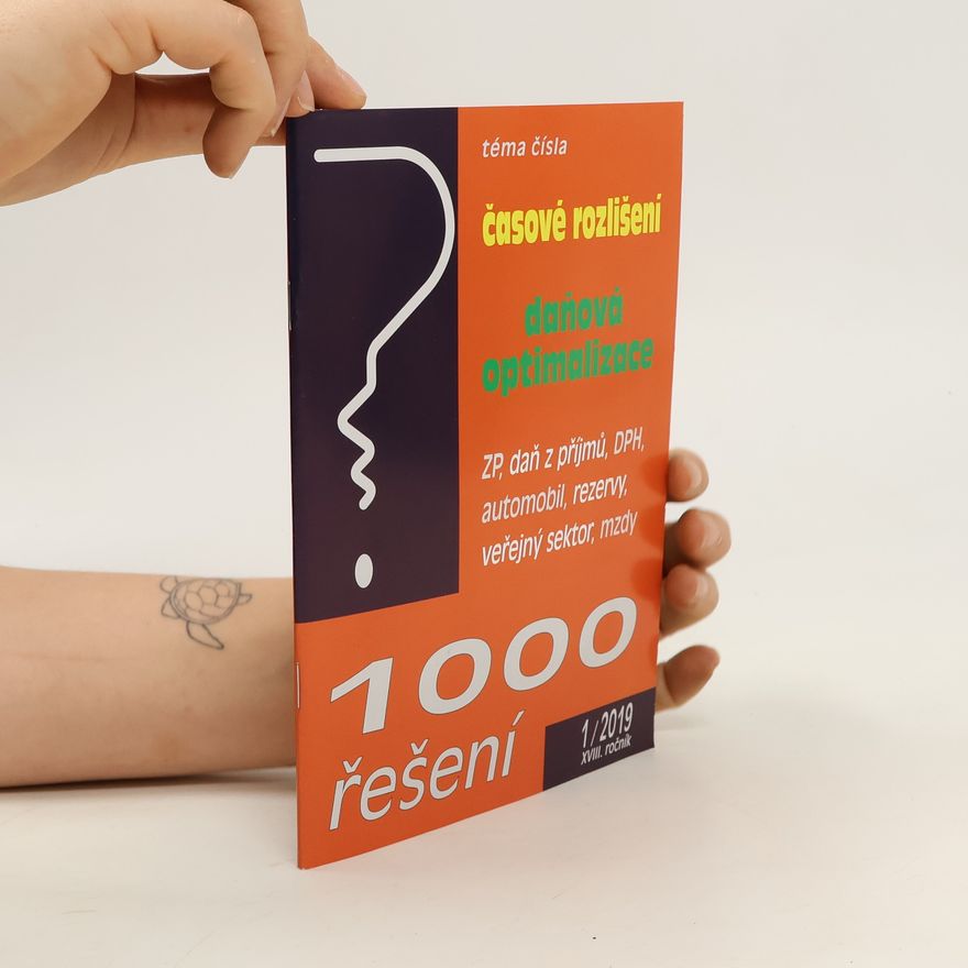 Kolektiv autorů Časové rozlišení. Daňová optimalizace 1/2019