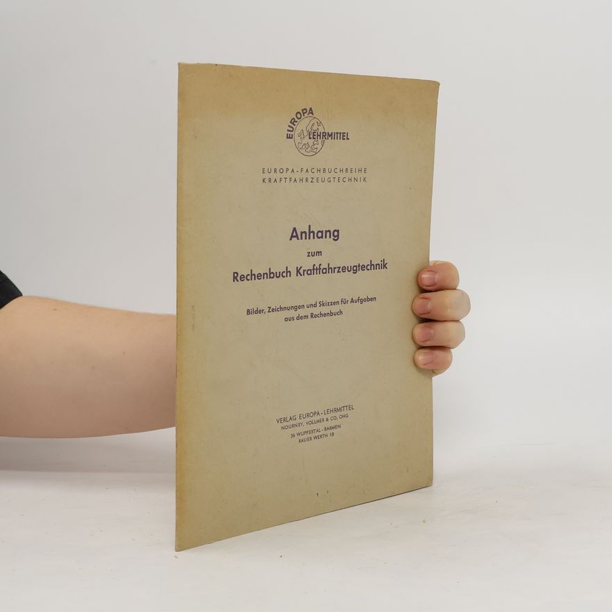 Kolektiv autorů Anhang zum Rechenbuch Kraftfahrzeugtechnik